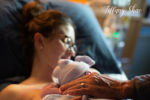 Something about the hand that has years of experience, loving on the innocent, new life. Sacred Heart Birth Place, 30A Birth Photographer